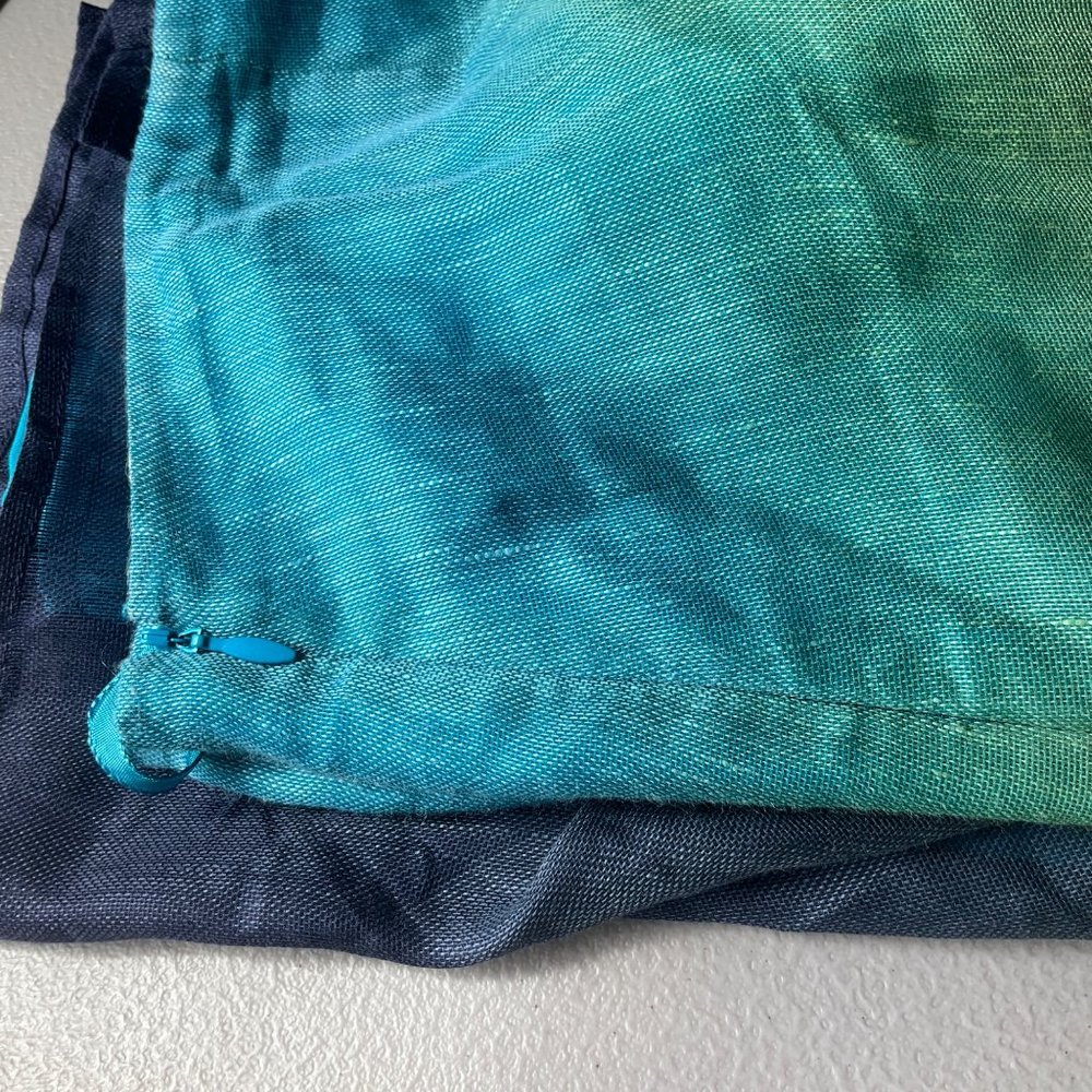 Jones New York Collectives silk and linen flowy ombre skirt size 10 - Picture 9 of 10